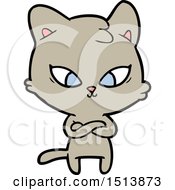 Poster, Art Print Of Cute Cartoon Cat