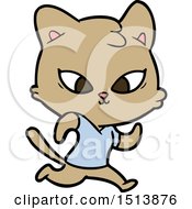 Poster, Art Print Of Cute Cartoon Cat