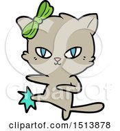 Poster, Art Print Of Cute Cartoon Cat