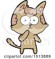 Poster, Art Print Of Cartoon Cat Considering