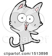 Poster, Art Print Of Funny Cartoon Cat