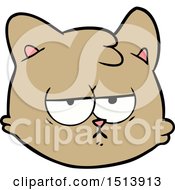 Poster, Art Print Of Cartoon Cat Face