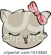 Poster, Art Print Of Cartoon Cat Face