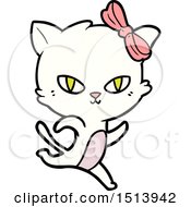 Poster, Art Print Of Cute Cartoon Cat