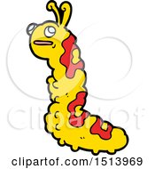 Funny Cartoon Caterpillar
