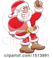 Poster, Art Print Of Christmas Santa Claus Taking A Selfie