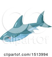 Poster, Art Print Of Blue Shark