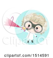 Poster, Art Print Of Mad Scientist Boy Holding A Ray Gun