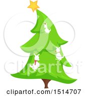 Poster, Art Print Of Christmas Tree Decorated With Kangaroos
