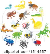 Poster, Art Print Of Cute Bugs