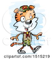 Poster, Art Print Of Walking Male Tiger Scout