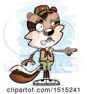 Poster, Art Print Of Mad Pointing Female Chipmunk Scout