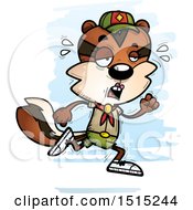 Poster, Art Print Of Tired Running Female Chipmunk Scout