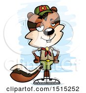 Confident Male Chipmunk Scout
