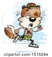 Poster, Art Print Of Tired Running Male Squirrel Scout