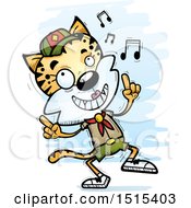 Poster, Art Print Of Happy Dancing Female Bobcat Scout