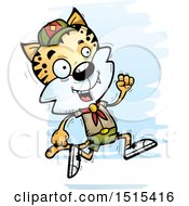 Poster, Art Print Of Running Male Bobcat Scout
