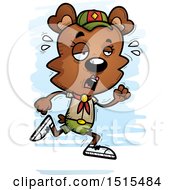 Poster, Art Print Of Tired Running Female Bear Scout