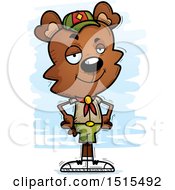 Poster, Art Print Of Confident Male Bear Scout
