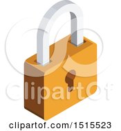 Poster, Art Print Of 3d Security Padlock Icon