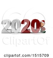 Poster, Art Print Of 3d New Year 2020 With An Elf