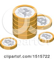 Poster, Art Print Of 3d Isometric Bitcoin Financial Icon
