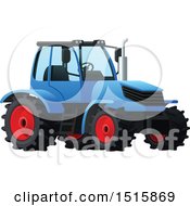 Poster, Art Print Of Blue Tractor