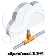 Poster, Art Print Of 3d Isometric Cloud Icon