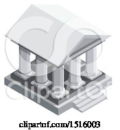Poster, Art Print Of 3d Isometric Bank Icon