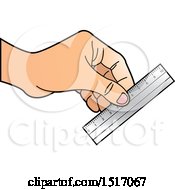 Poster, Art Print Of Hand Holding A Ruler