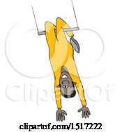 Poster, Art Print Of Black Man On A Trapeze