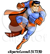 Muscular Male Super Hero Fighting