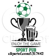 Poster, Art Print Of Sport Pub Soccer Design