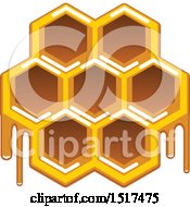 Poster, Art Print Of Dripping Honeycomb