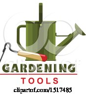Clipart Of A Gardening Tool Design Royalty Free Vector Illustration