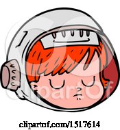 Cartoon Astronaut Face