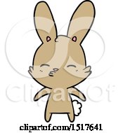 Curious Bunny Cartoon