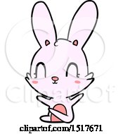 Poster, Art Print Of Cute Cartoon Rabbit