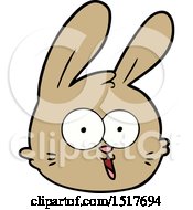 Poster, Art Print Of Cartoon Rabbit Face