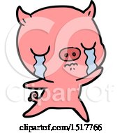 Cartoon Pig Crying
