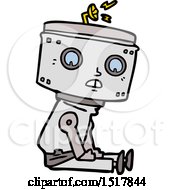 Poster, Art Print Of Cartoon Robot