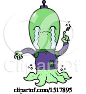Poster, Art Print Of Cartoon Alien