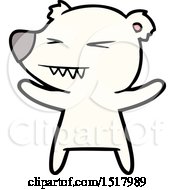 Angry Polar Bear Cartoon