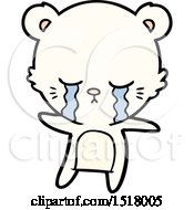 Poster, Art Print Of Crying Cartoon Polarbear