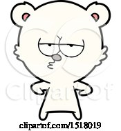 Bored Polar Bear Cartoon