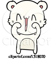 Happy Polar Bear Cartoon