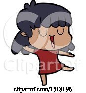 Cartoon Woman Laughing