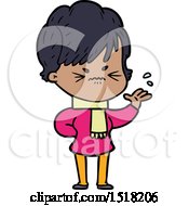 Cartoon Frustrated Woman