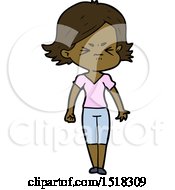 Cartoon Angry Woman