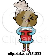 Cartoon Angry Woman